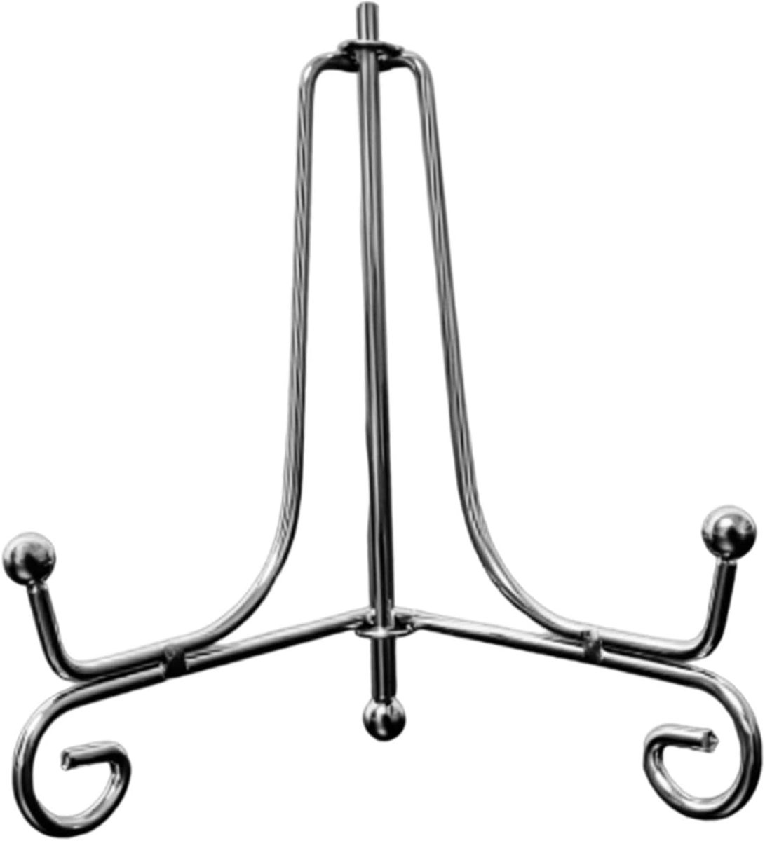 Zilveren Metalen Mini Ezel Displaystandaard (SILVER)