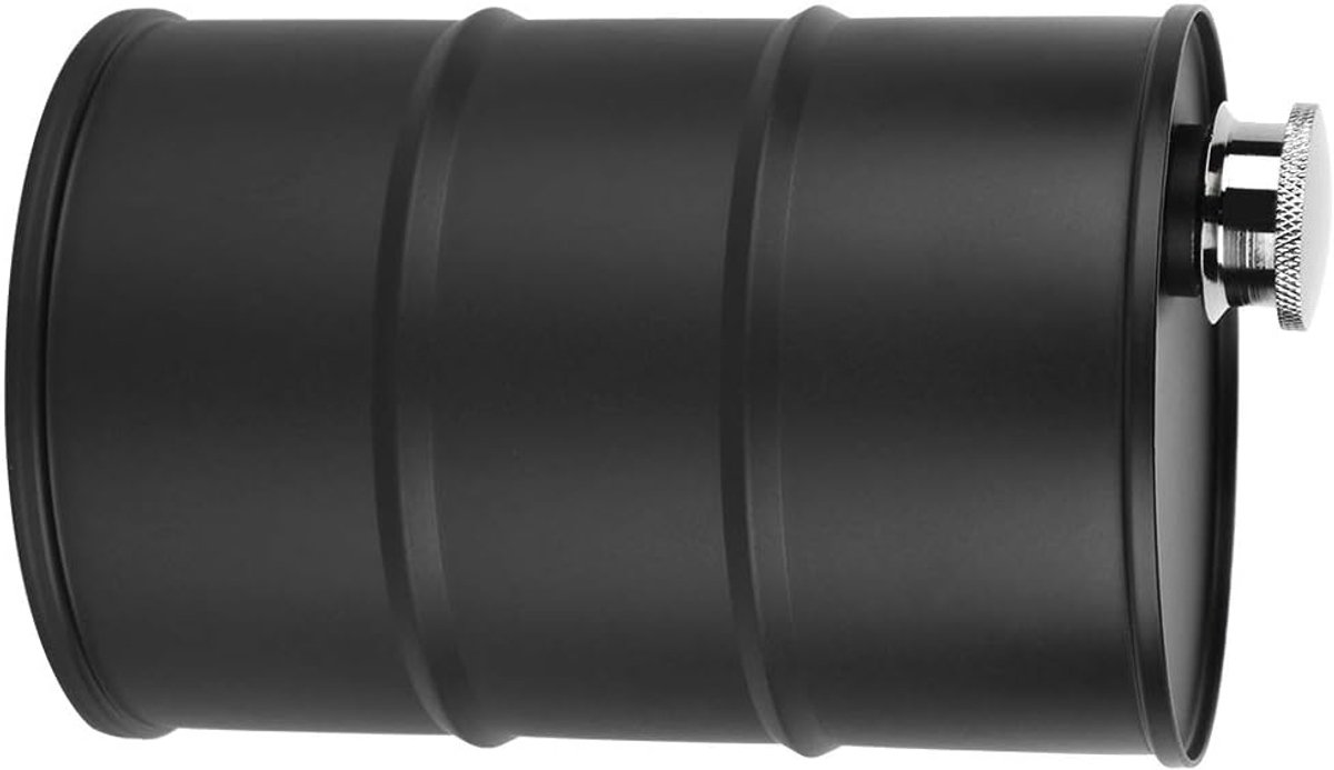 700 Ml Roestvrijstalen Heupfles, Draagbaar Biervat voor Buitenreizen en Feesten, Zwart/legergroen (BLACK)
