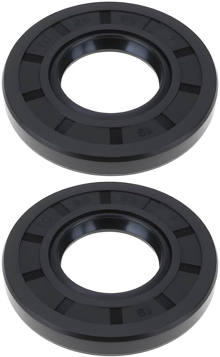 2 stks Grasmaaier Pomp As Oliekeerring 25x52x7mm 51280 Compatibel met Hydro Gear