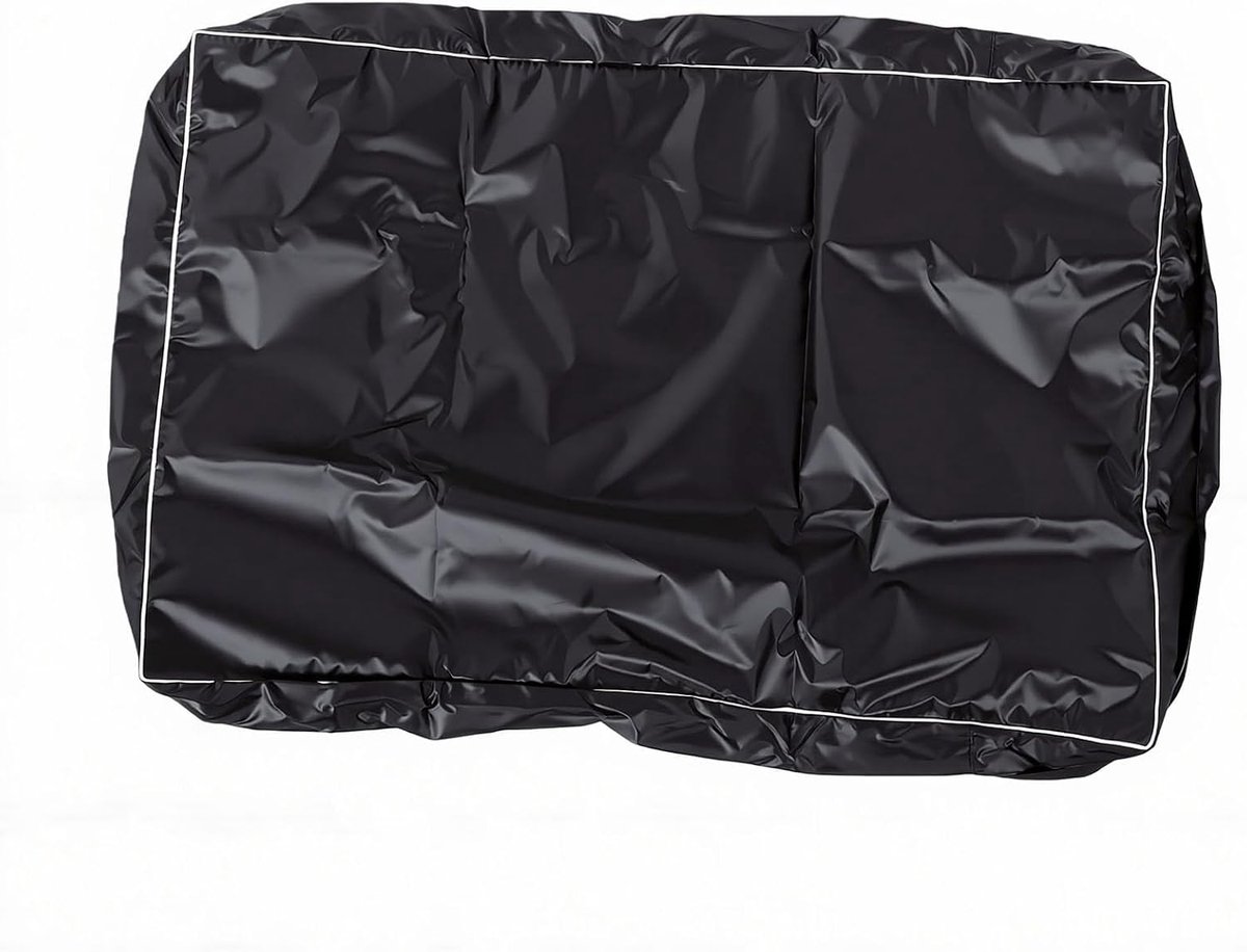 Hoes voor hondenmand Vervanging Waterdicht Oxfordstof Wasbaar Afneembare ritssluiting Huisdier (XL 122x92x10cm)