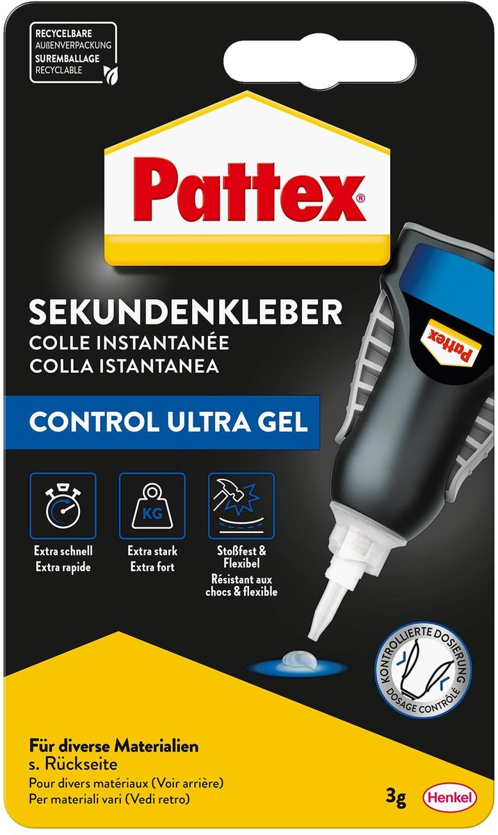 Superlijm Ultra Gel Matic 3g