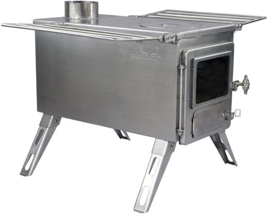 Winnerwell Nomad - Houtkachel - Large - Houtkachel Vrijstaand - RVS - Camping Kachel - Kooktoestel van Winn — afbeelding 5
