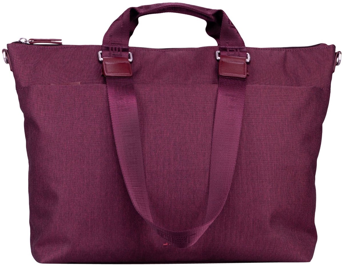 JOST business tas shopper met laptopvak Bergen Business Shopper Burgundy wijnrood