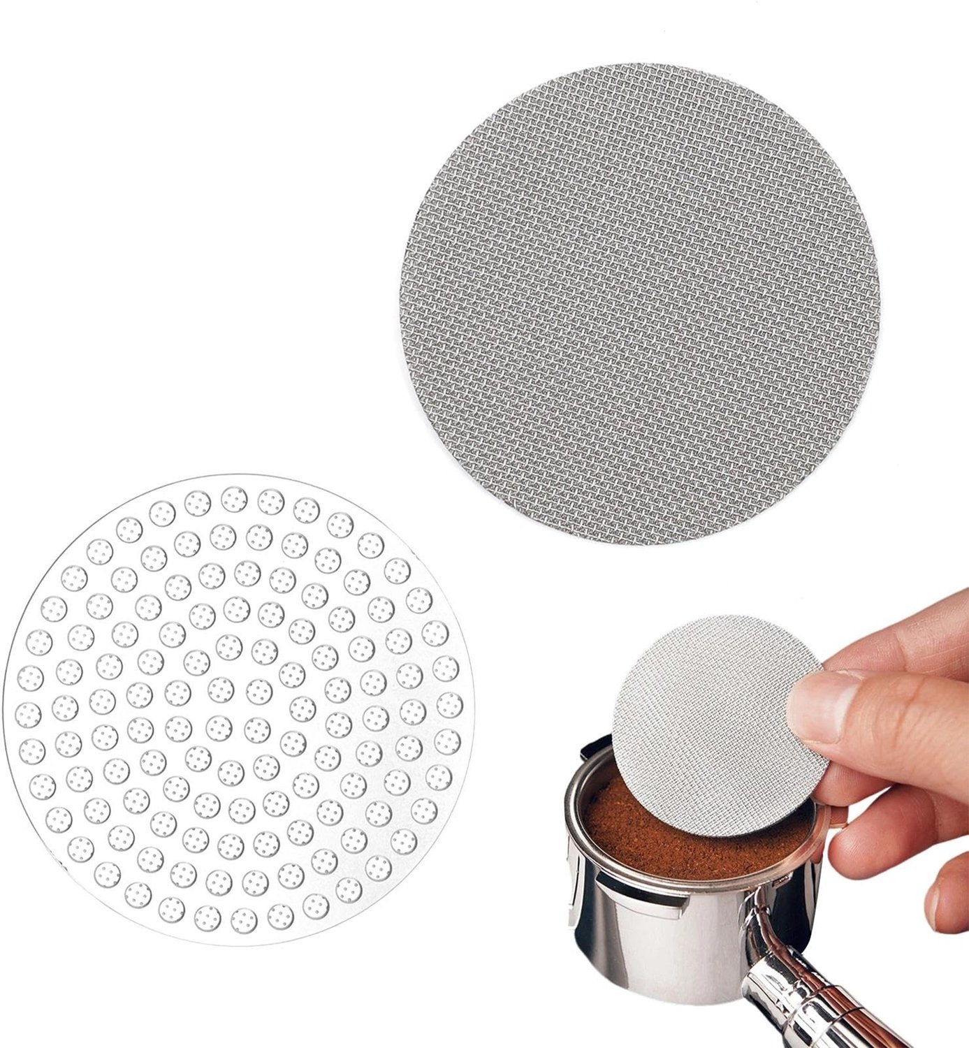Set van 2 RVS Sluitringen voor Espresso, Herbruikbaar