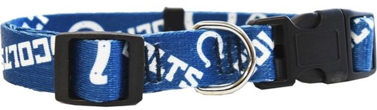 NFL Indianapolis Colts-halsband - voor huisdieren - Teamkleur - groot
