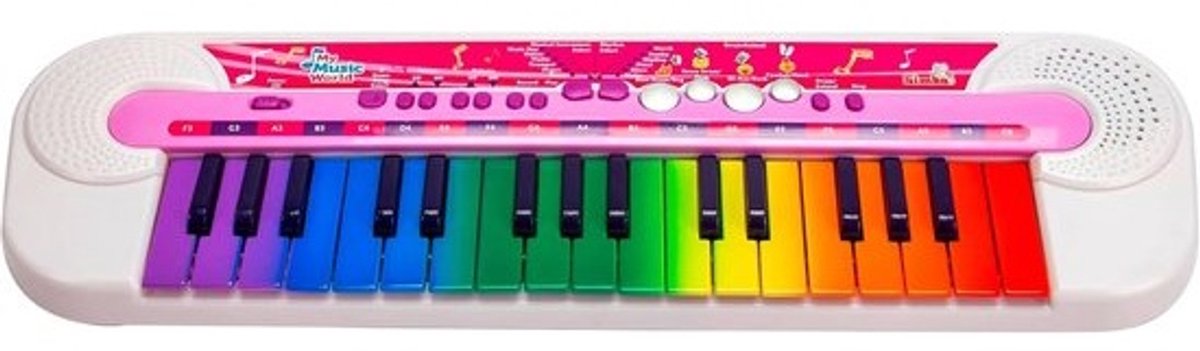 Speelgoedkeyboard - met 32 toetsen - voor kinderen - 8 demo's - 6 ritmes - Muziekinstrument - vanaf 3 jaar