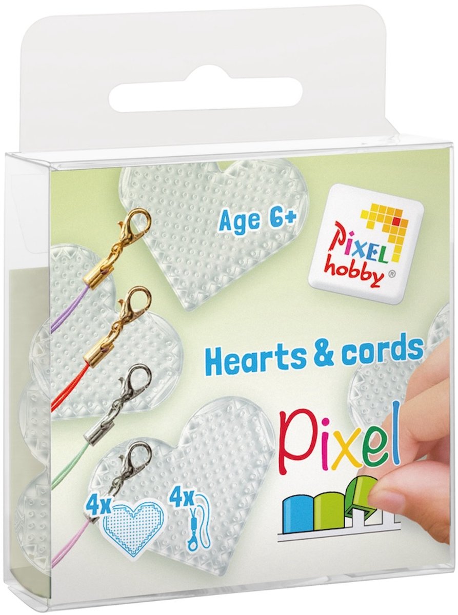 Pixelhobby - Medaillons hartvormig - 4 basisplaten