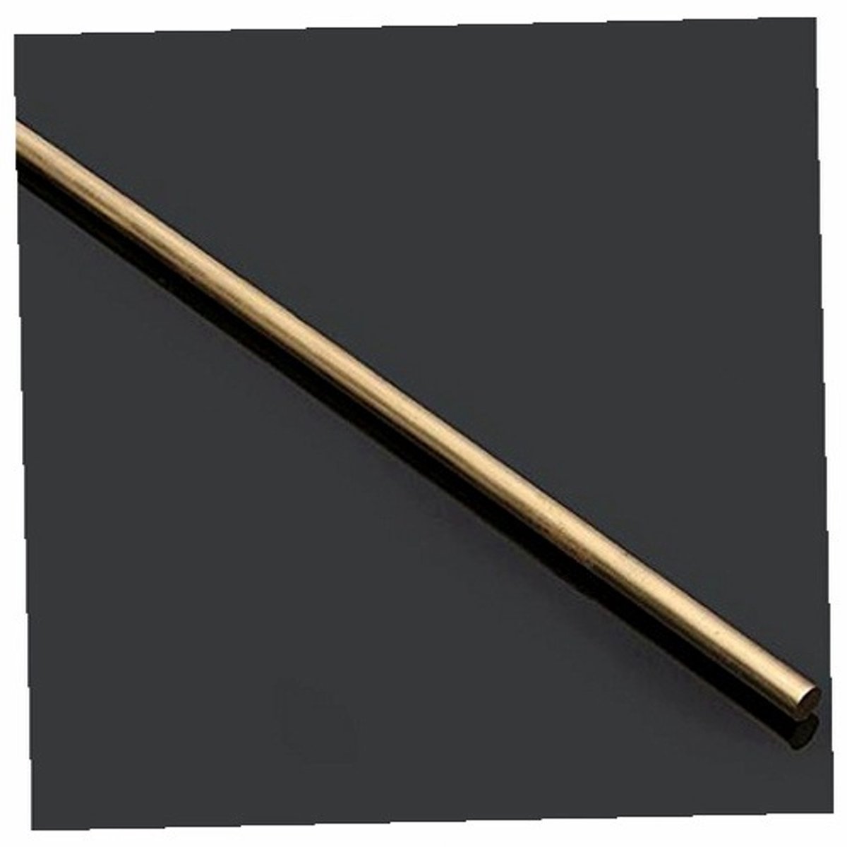 Messing Ronde Staaf 10 mm x 330 mm voor Metalen Projecten