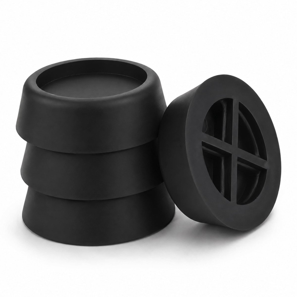 Antivibratie Rubber Voet Pads - Voor Wasmachines en Drogers - Set van 4