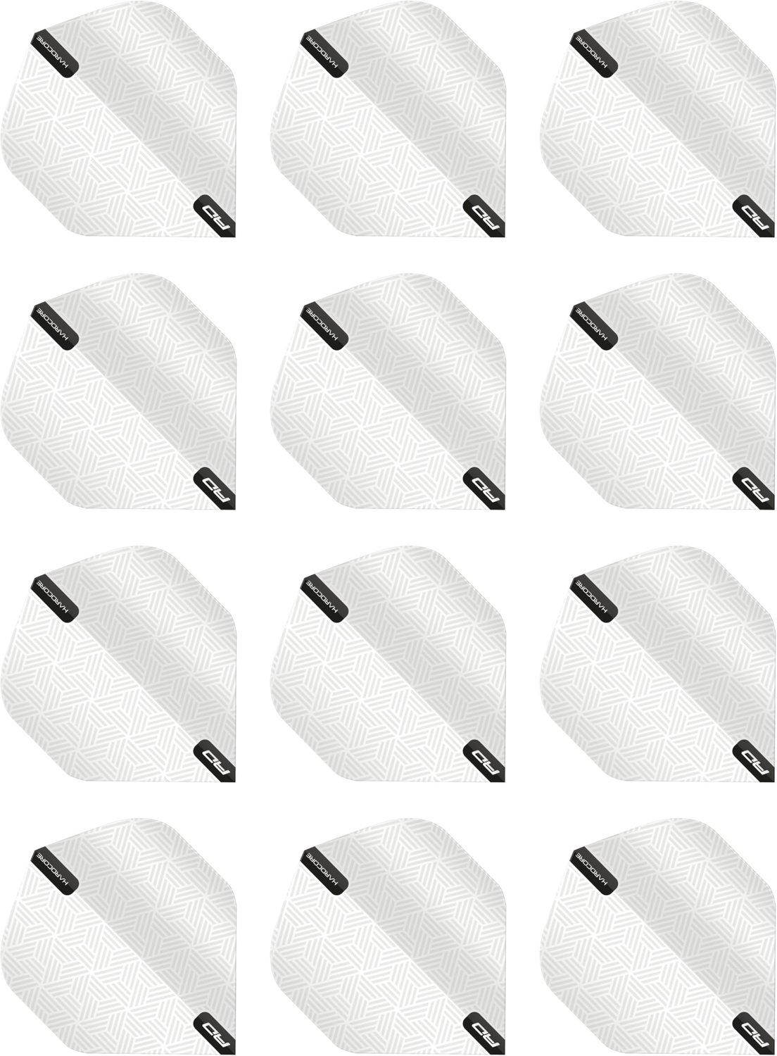 Patterned Extra Thick Standard Dart Vluchten - 5 sets Per Pak (15 Dart Flights in totaal)