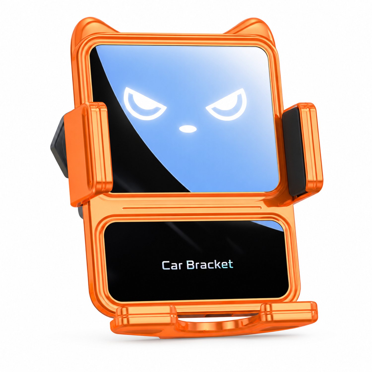 telefoonhouders auto 15W draadloze telefoonhouder voor het dashboard met zuignapbevestiging in oranje