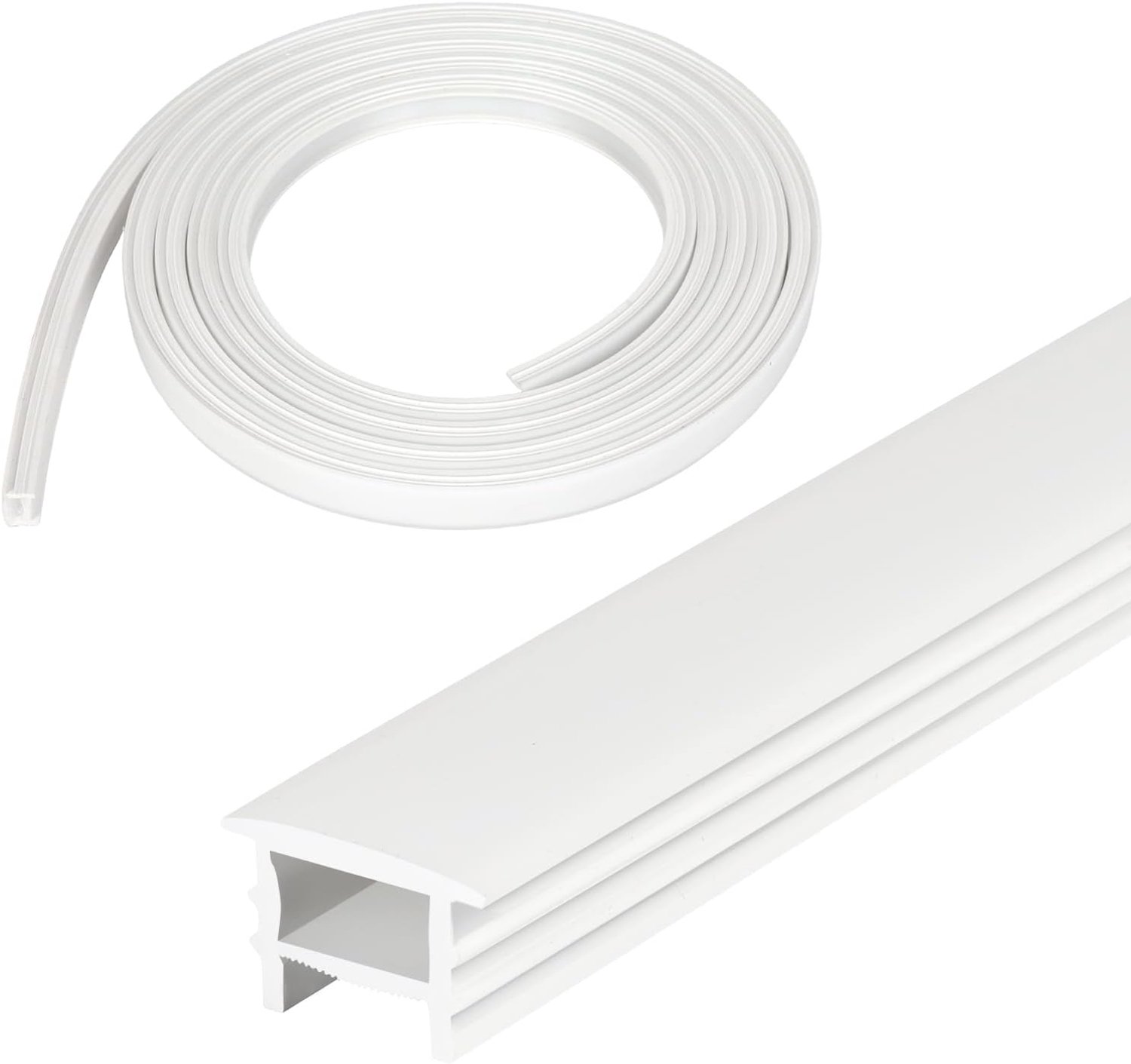 Ledprofiel 5 m - 8 x 8 mm - siliconen - flexibel voor verlichting - m-winkel