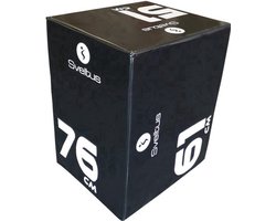 Soft Plyobox 3 In 1 - Verstelbare Hoogte 51-61-76 Cm - Duurzame Vinylcoating - Voor Veilige Plyometrische Training
