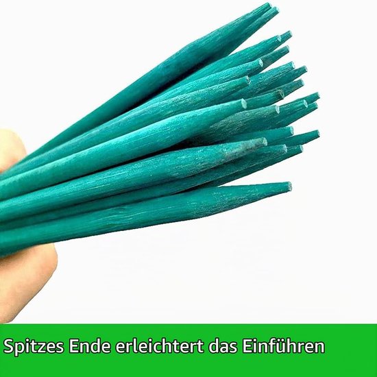 Pflantensteunen 25 stuks 30 cm met 50 binders voor klimplanten — afbeelding 4