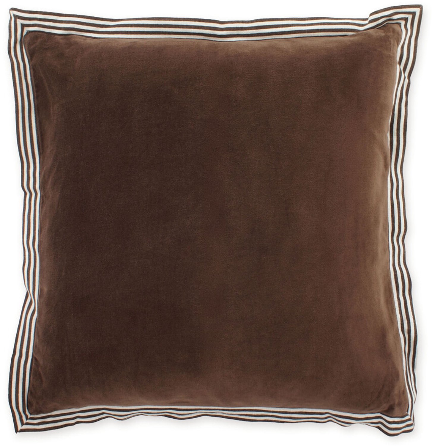 Walra Sierkussen Deep Earth - 50x50 - Bruin - 100% Katoen (BCI)