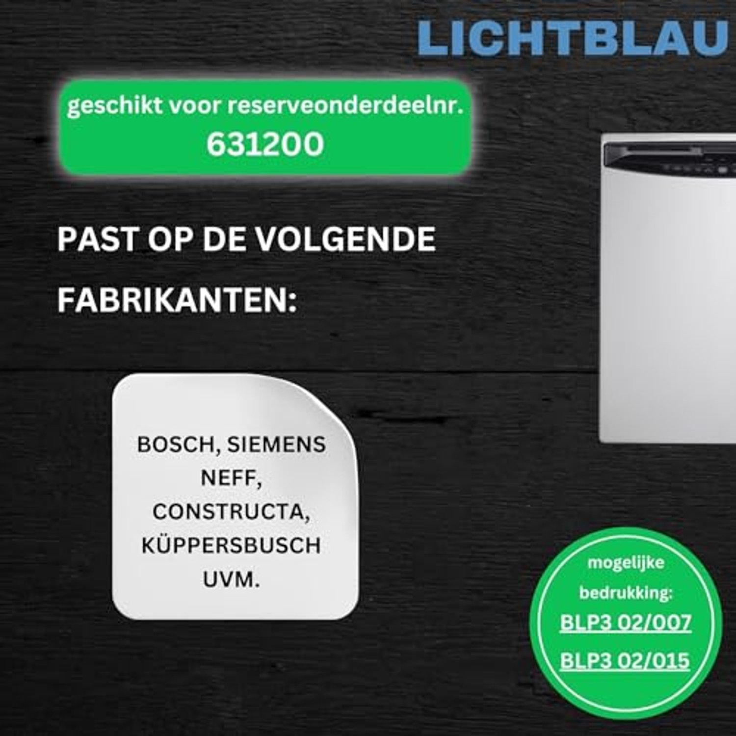 Afvoerpomp Geschikt voor Vaatwassers I Vervangonderdeel 00631200