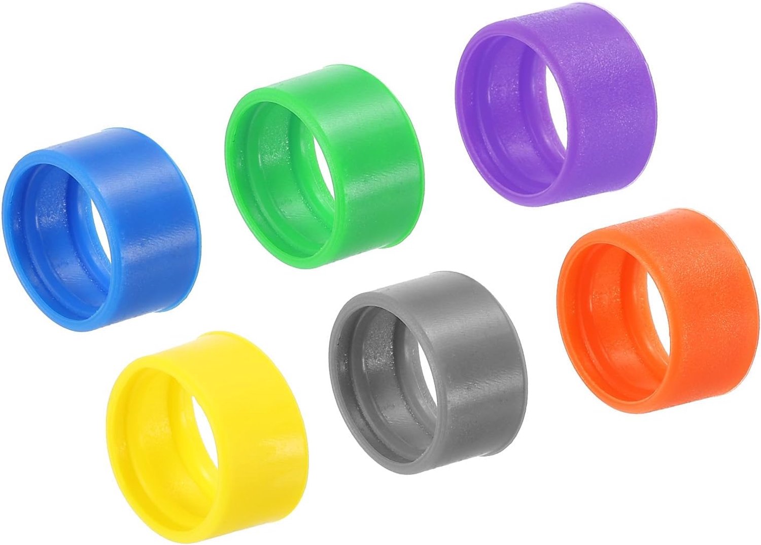 antenne rubberen groep ring 12-in-1 set - 6 kleuren - voor walkietalkies H-777 RT22 RT21 RT27 en meer - ServiceTopper