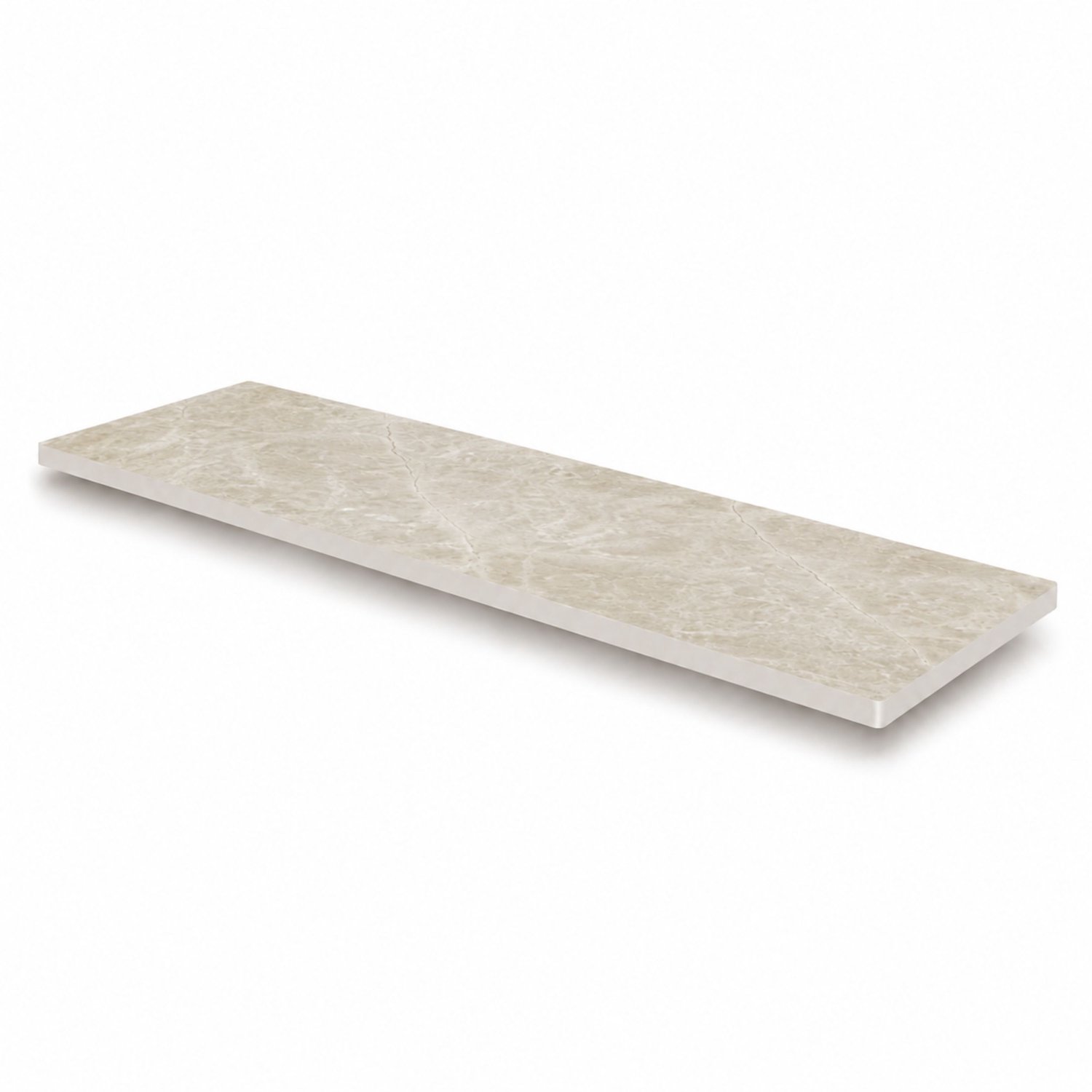 KOLM - Badkamerplank - HPL - Crème Navona - 52 x 14 cm