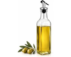 1 stuks - olie dispenser - olie dispenser spray - oliedispenserfles - cooking spray - Schenktuit Olijfolie - Navulbaar - Oliefles Met Pipet - Olijfolie Fles - Olie Dispenser - Oil Dispenser - Oil Bottle - 500ML
