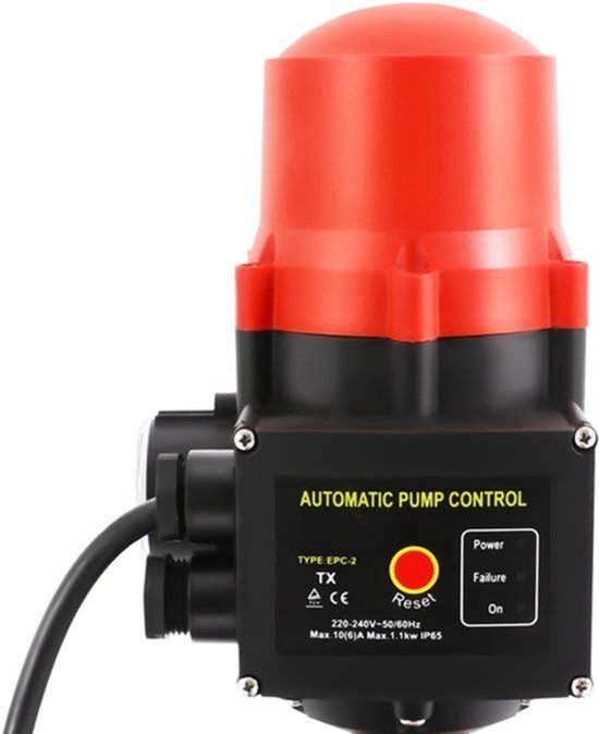 Centrifugaalpomp 230 V EU Stekker - 2500 W Vermogen - RVS Gietijzer - Waterdruk Pomp - Zelfaanzuigend — afbeelding 3