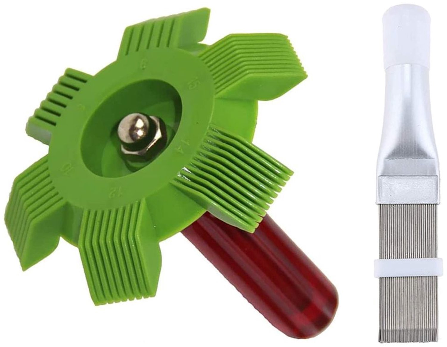 Lamellenkam voor Airconditioning - Condensator Reiniging - Radiatorborstel - Kunststof Vinkam - Ergonomisch Ontwerp - Verbeterde Efficiëntie - Airco Reinigingsborstel