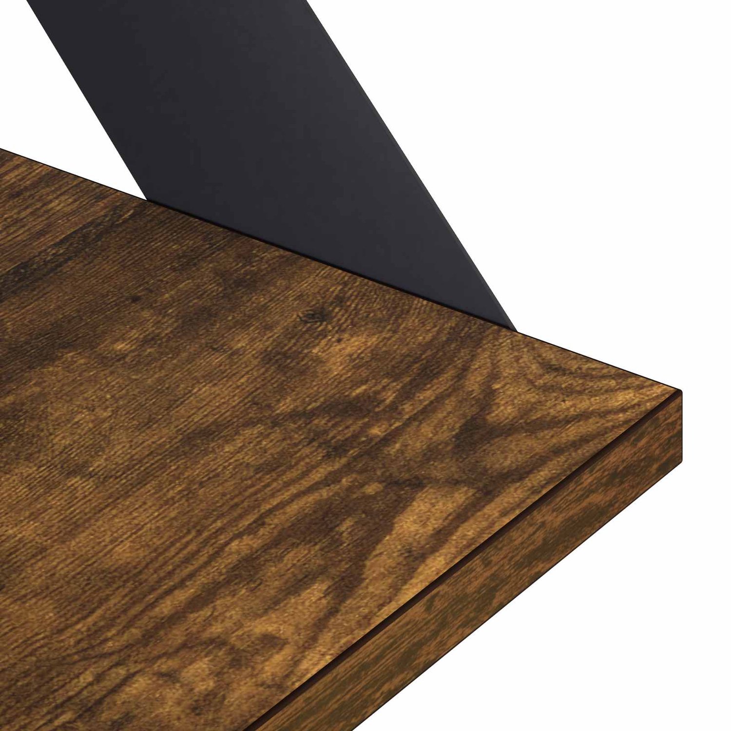 vidaXL Wandplanken - 2 - st - Gerookt - eiken - 60 - x - 20 - x - 17 cm