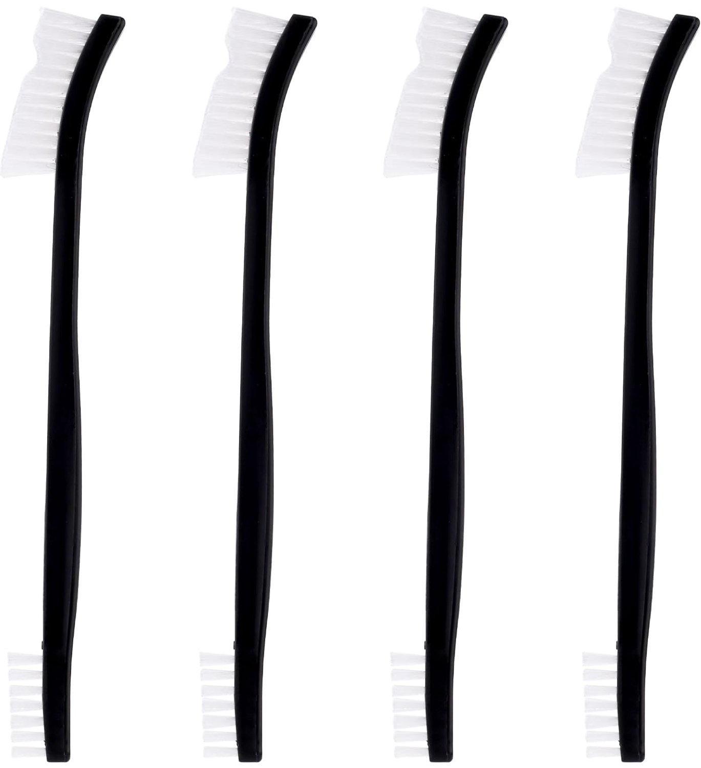 Set van 4 Dubbelzijdige Nylon Schoonmaakborstels
