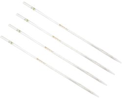 Druppelpipetten 0,5 ml - herbruikbaar borosilicaatglas - voor het overbrengen van vloeistoffen - 4 stuks - ServiceTopper