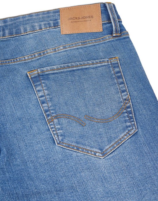 Jack & Jones Heren Jeans Broeken JJIGLENN JJICON SQ slim Fit Blauw Volwassenen Denim Jeansbroek Spijkerbroek heren