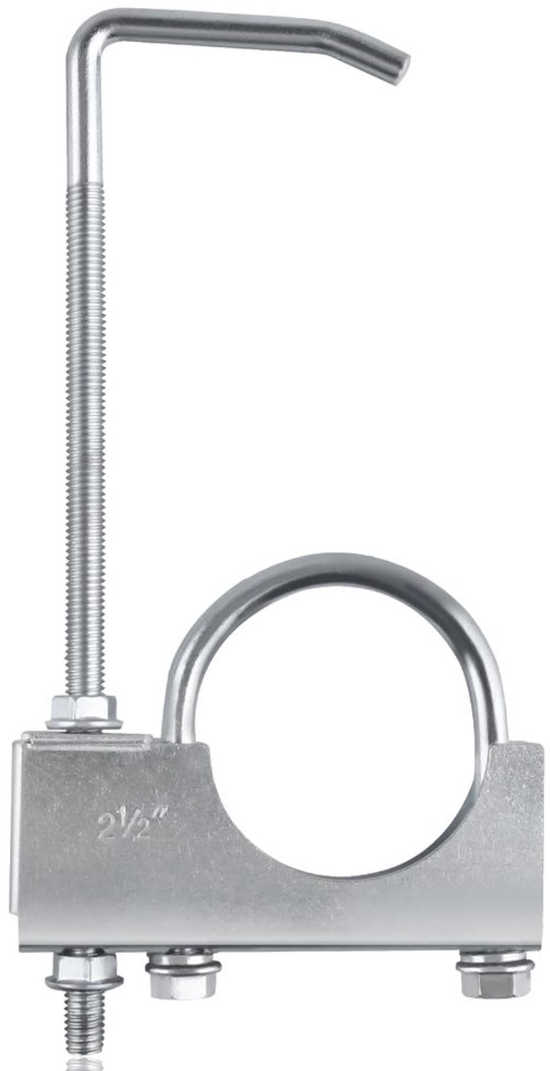 Uitlaatklem 2,5 Inch - Universele Klem - Hanger Achterdemper - Uitlaatsysteem - Geschikt voor Auto/Truck - Duurzaam Materiaal - Uitlaatbeugel
