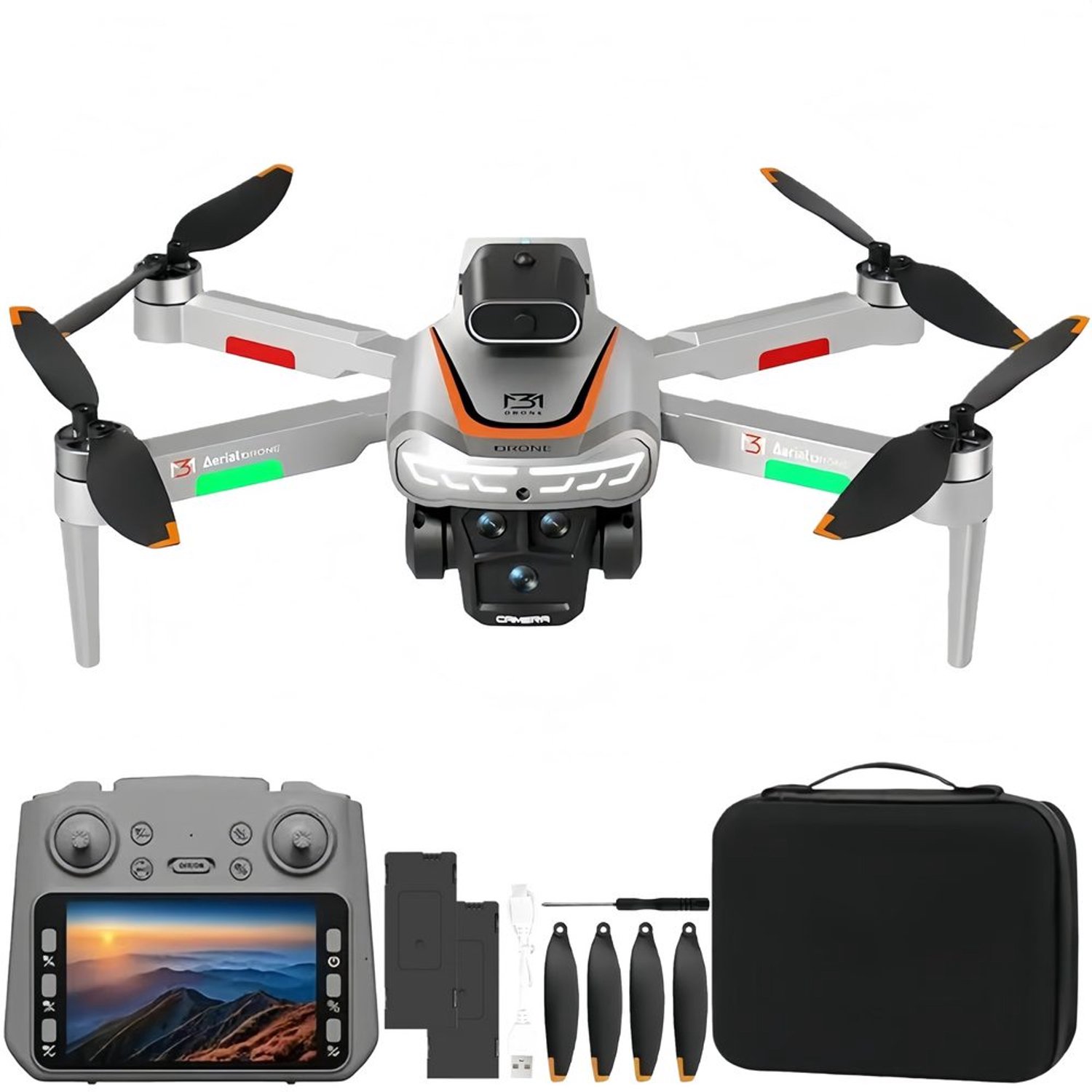 Drone met 1080P HD Camera voor Kinderen en Beginners - FPV, 2 Accu's