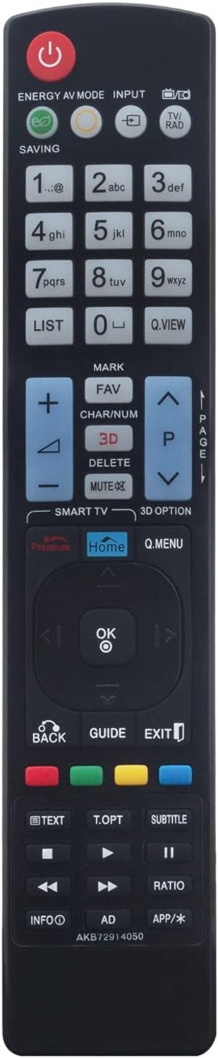 Afstandsbediening - voor LG AKB72914050 - vervangend model - geen programmering nodig - m-winkel