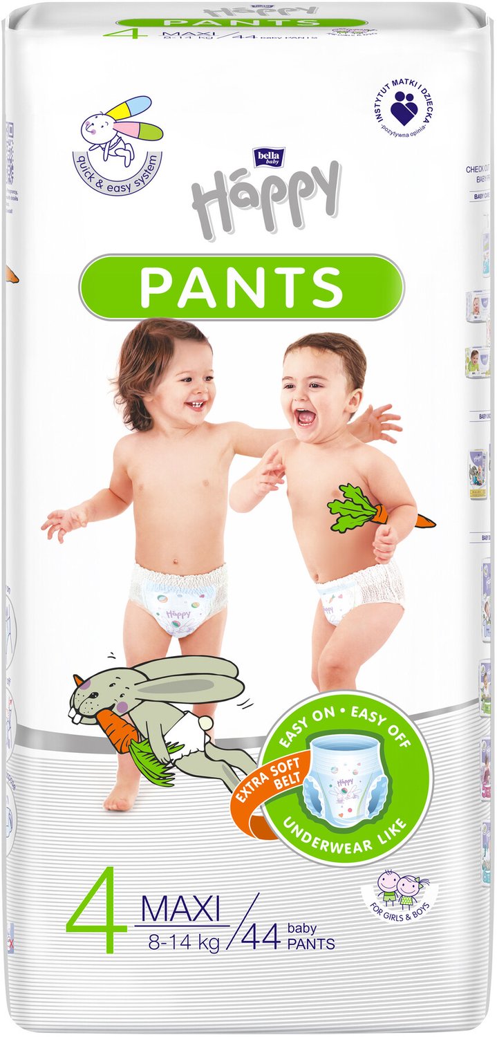 Bella Baby Happy Pants Maat 4 Maxi 8-14 kg - 44 stucks