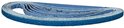 Blauwe schuurband, 9 x 533 mm, met een ruwe textuur voor effectieve materiaalafname.