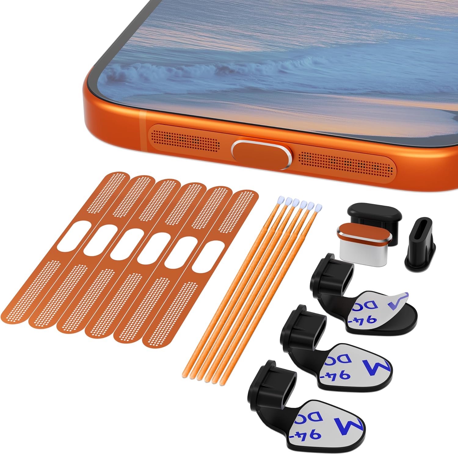 Stofbescherming set voor iPhone 15/16/17/18 Pro Max, telefoon reinigingsset