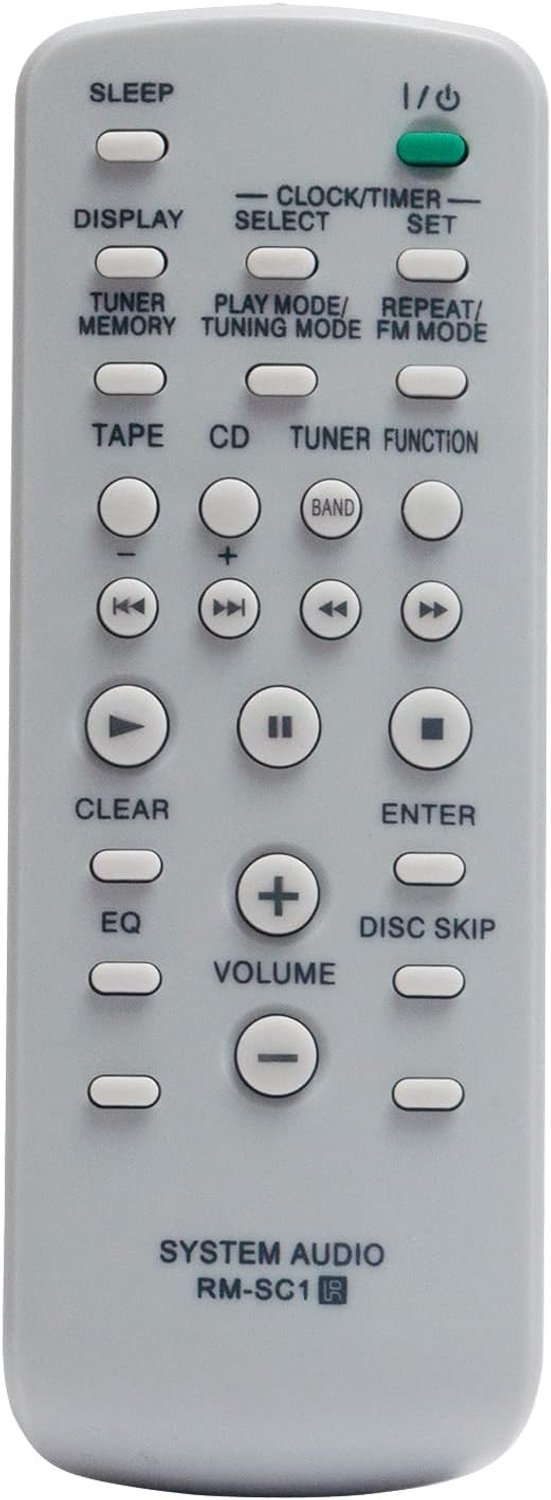 Afstandsbediening vervangend - compatibel met Sony mini audiosystemen - eenvoudig in gebruik - m-winkel