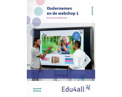 Edu4all EO  - Ondernemen en de webshop Werkboek Keuzevak webshop