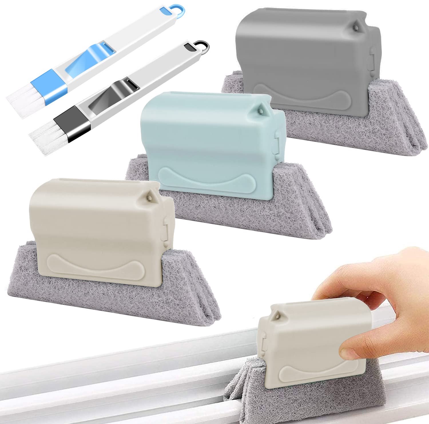 5-delige Cleaning Brush Set voor Ramen en Groeven