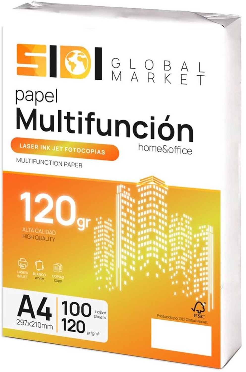 A4 Papier - 120 g - Geschikt voor Printer - Extra Wit - 100 Bladen