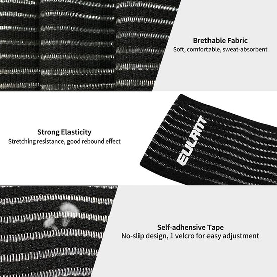 Elastische Compressiebandage 40 cm, Verstelbare Hand- en Enkelsteun, Ideaal voor Kinderen en Volwassenen — afbeelding 5