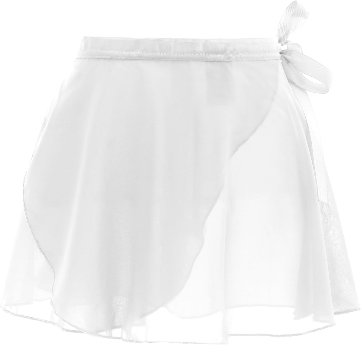 Ballet Skirt Black Pink White Purple Wrap Skirt Dance Skirt Girls Drawstring Ballet Wrap Skirt Flowing Chiffon Tutu - ShopVlot