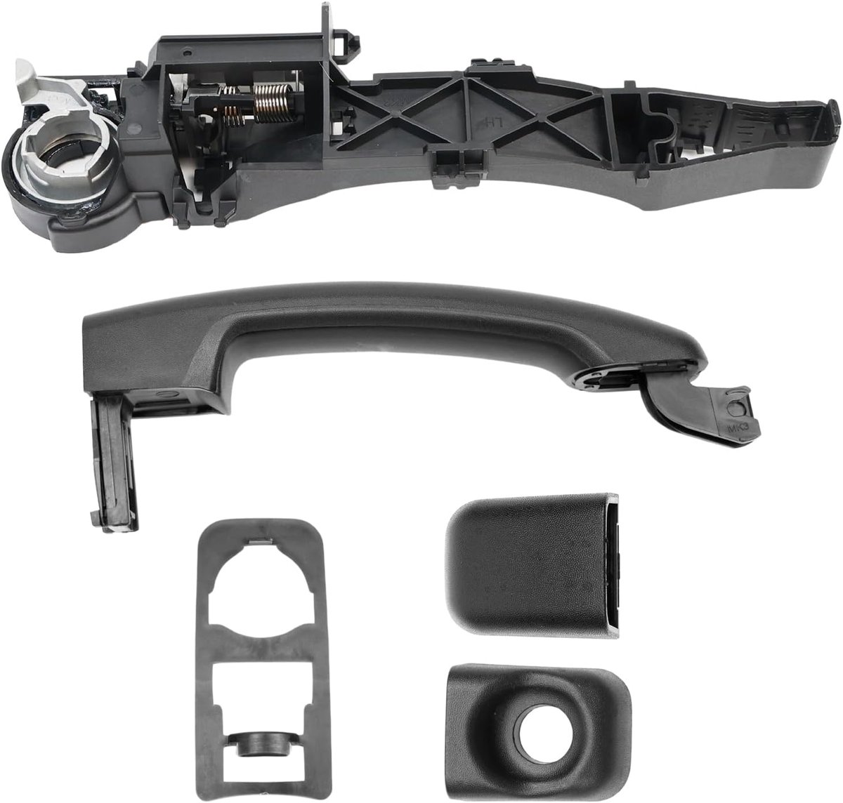 Door handle outside left with handle holder 806069981R 806067794R for Renault Master Opel Movano - ShopVlot