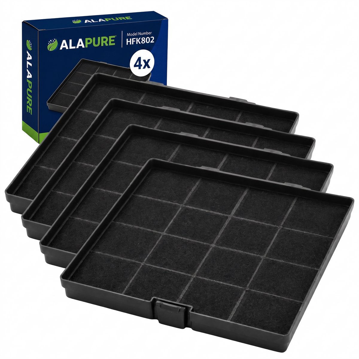 4x Koolstoffilter voor DeDietrich AH4063U1 / 77X9377