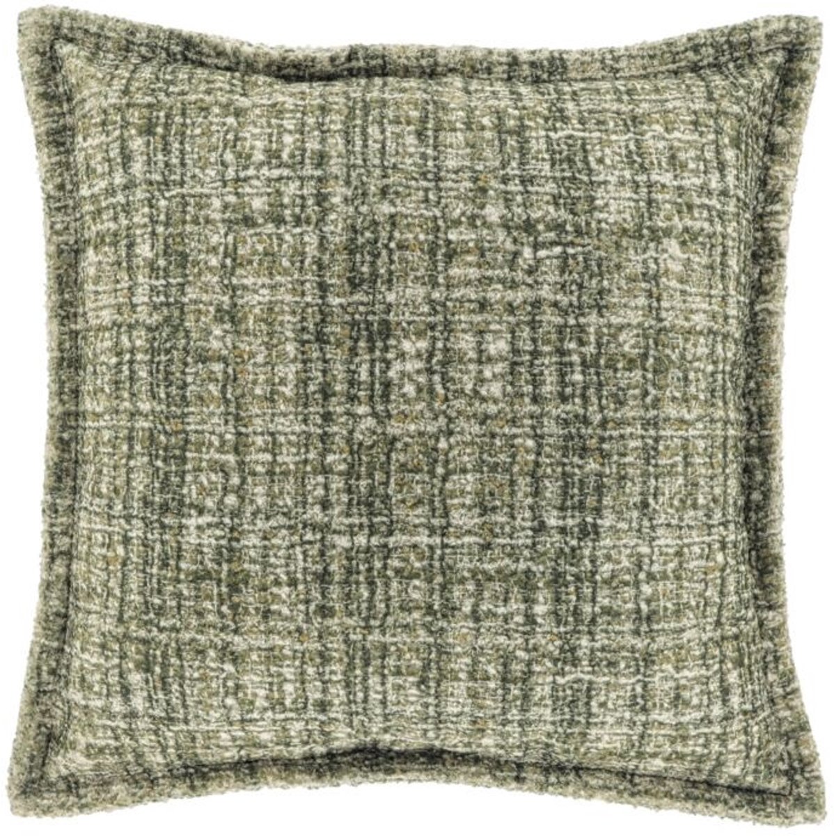 Unique Living Sierkussen Boris - Green - 45x45cm Groen