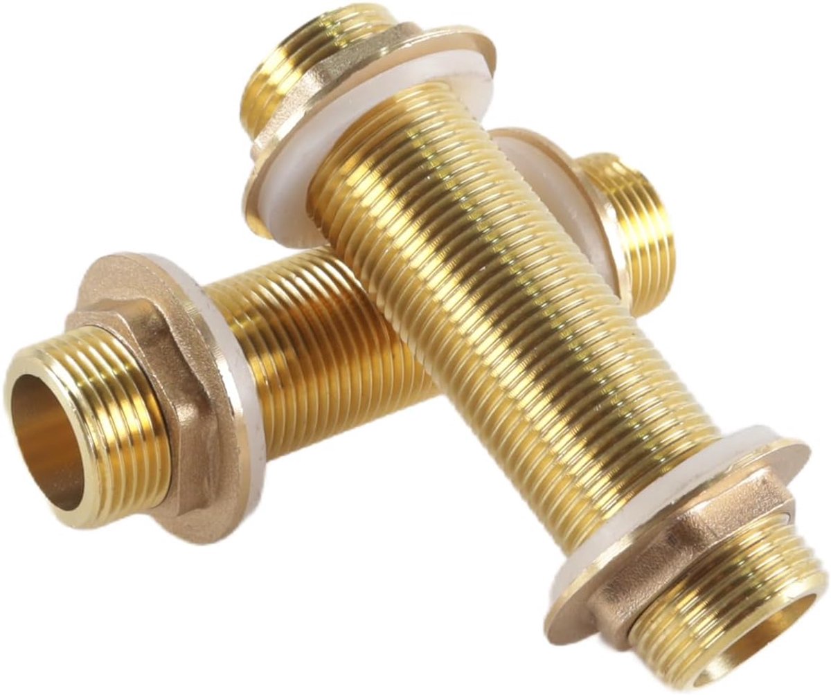 Bulkhead fitting G3/4 - messing - silicone afdichting - voorkomt lekkage - ShopVlot