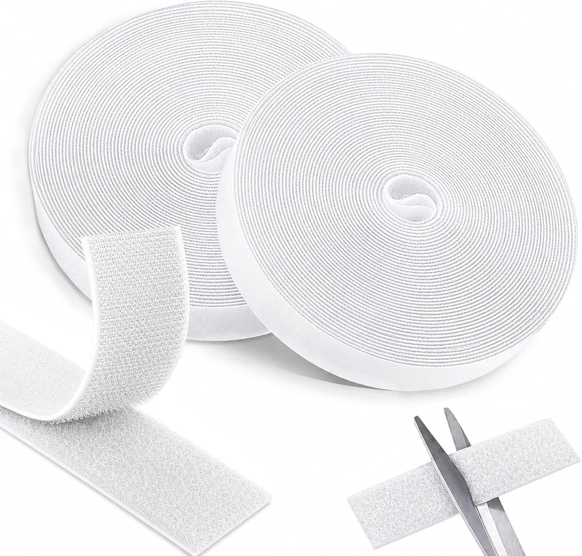 Extra sterke zelfklevende dubbelzijdige tape van 10 m x 20 mm, ideaal voor raamdecoratie, knutselen en bevestigen