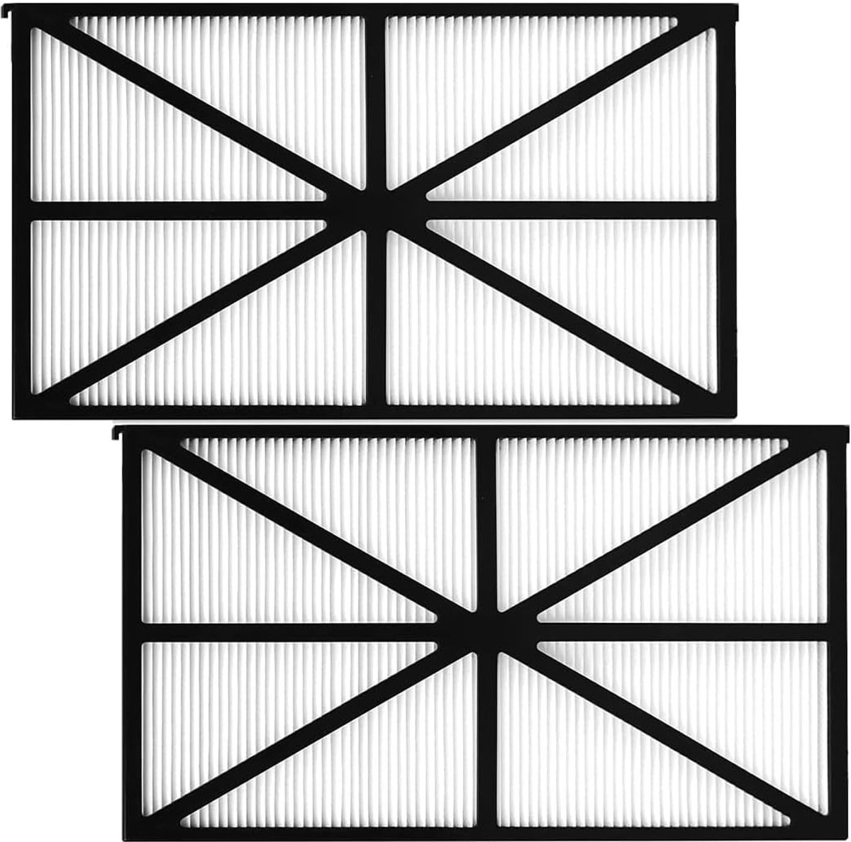 Ultrafijne filterpanelen - 2 stuks - compatibel met AquaVac, TigerShark, SharkVac - voor helderder zwembadwater - ShopVlot