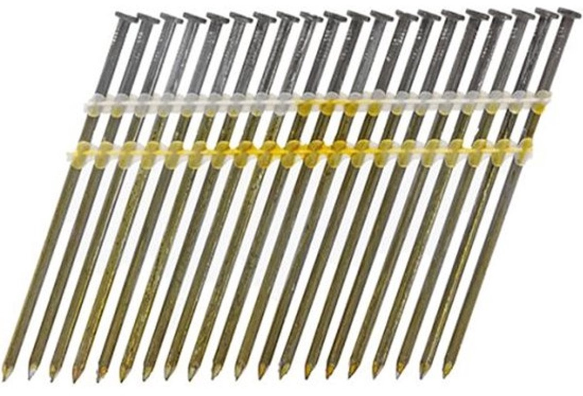 Stootkopspijkers - Nagels voor een tacker - Voor bouwen en klussen - Grote set - 46 x 145 mm - Blank