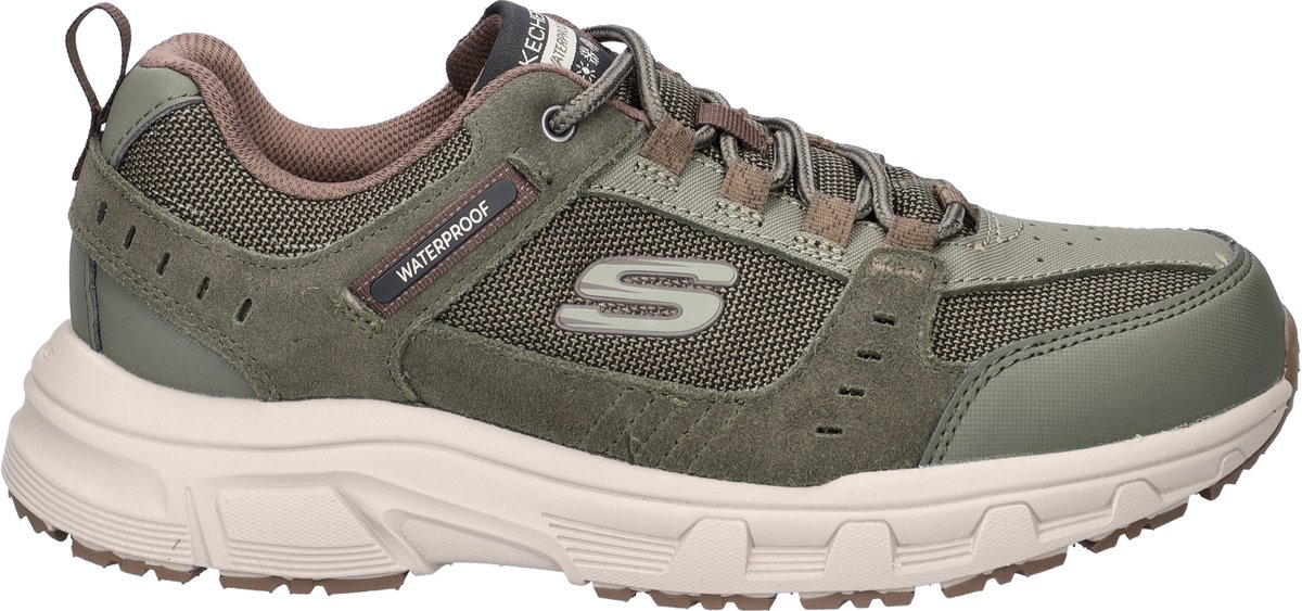 Skechers Oak Canyon heren sneaker Kaki Groen