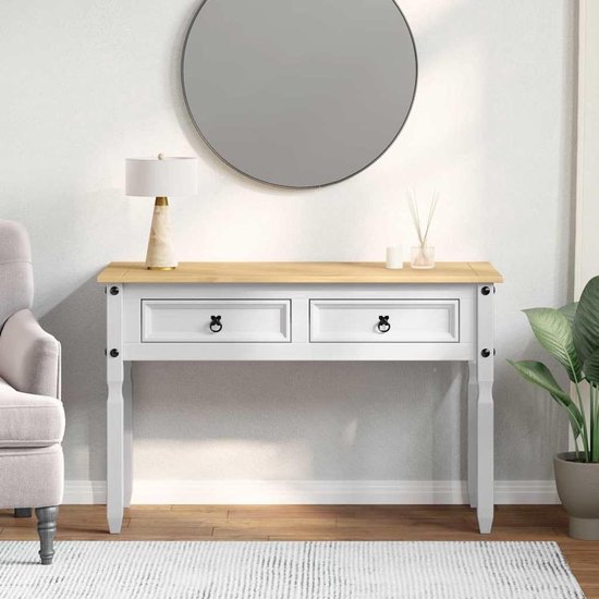 Wit 115 x 46 x 73 cm Lite grenenhout — afbeelding 2